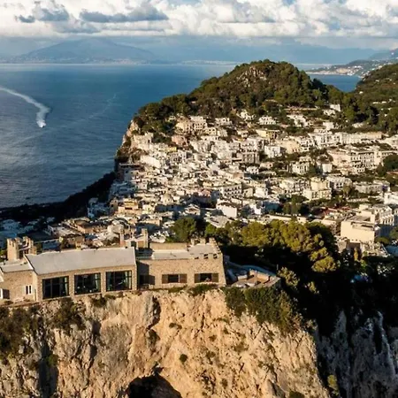 The Sits Right At The Of The Island Of Capri